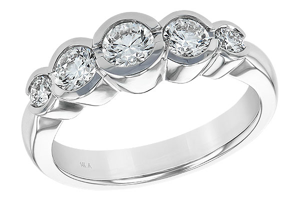 B110-96770: LDS WED RING 1.00 TW