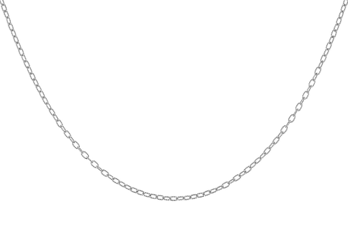 F291-87706: ROLO LG (18IN, 2.3MM, 14KT, LOBSTER CLASP)