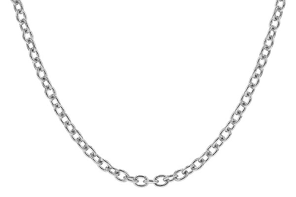 G291-88579: CABLE CHAIN (1.3MM, 14KT, 18IN, LOBSTER CLASP)