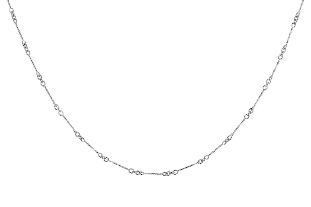 H291-87715: TWIST CHAIN (18IN, 0.8MM, 14KT, LOBSTER CLASP)