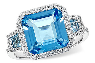 A208-25870: LDS RG 4.40 TW BLUE TOPAZ 4.60 TGW