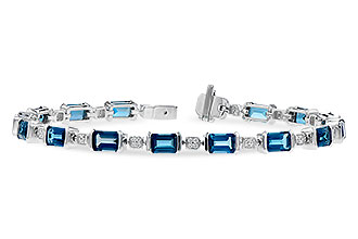 A290-93134: BRACELET 7.90 LONDON BLUE TOPAZ 8.13 TGW