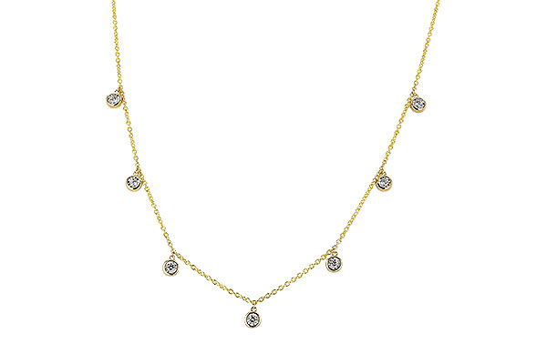 A291-89498: NECKLACE .32 TW (18")