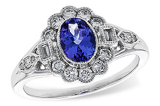 C292-74061: LDS RG .80 TANZANITE 1.20 TGW (7x5MM OV)