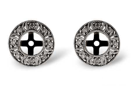 D018-26743: EARRING JACKETS .12 TW (FOR 0.50-1.00 CT TW STUDS)