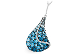 E205-50406: NECK 4.81 BLUE TOPAZ 4.94 TGW