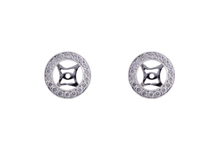 G201-87661: EARRING JACKET .32 TW (FOR 1.50-2.00 CT TW STUDS)