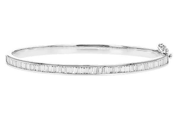 G291-83170: BANGLE 1.02 TW BAGUETTE DIAMONDS