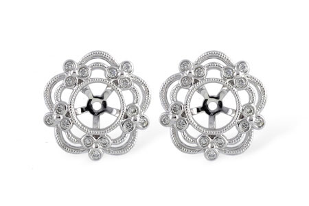 L203-67724: EARRING JACKETS .16 TW (FOR 0.75-1.50 CT TW STUDS)