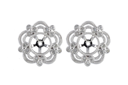 L203-67724: EARRING JACKETS .16 TW (FOR 0.75-1.50 CT TW STUDS)