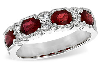 L208-20433: LDS WED RG 1.66 RUBY 1.84 TGW (5x4MM RUBY)